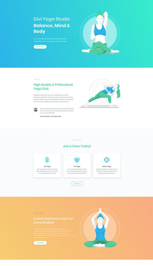 website theme template