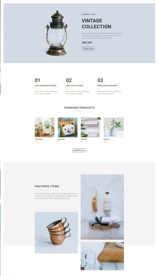 website theme template